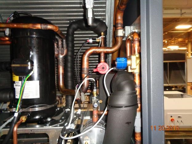 Figure 3 - Actual installation of a SWEP Q80ASx60 BPHE (insulated)